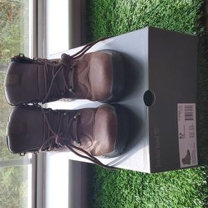 Timberland Chocorua GTX Mid Hiker Dk Brown Full Grain Women's Boot Size 8.5